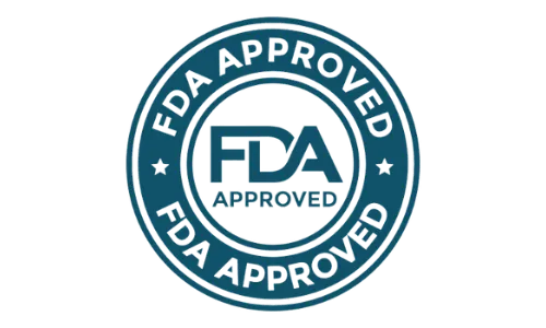 FDA registered facility quality badge for GlucoBerry